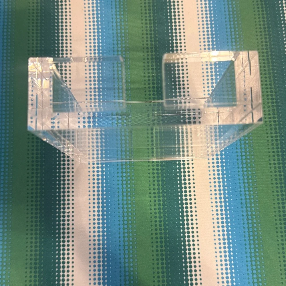 Clear Acrylic Bathroom Organizer Tray - Transparent